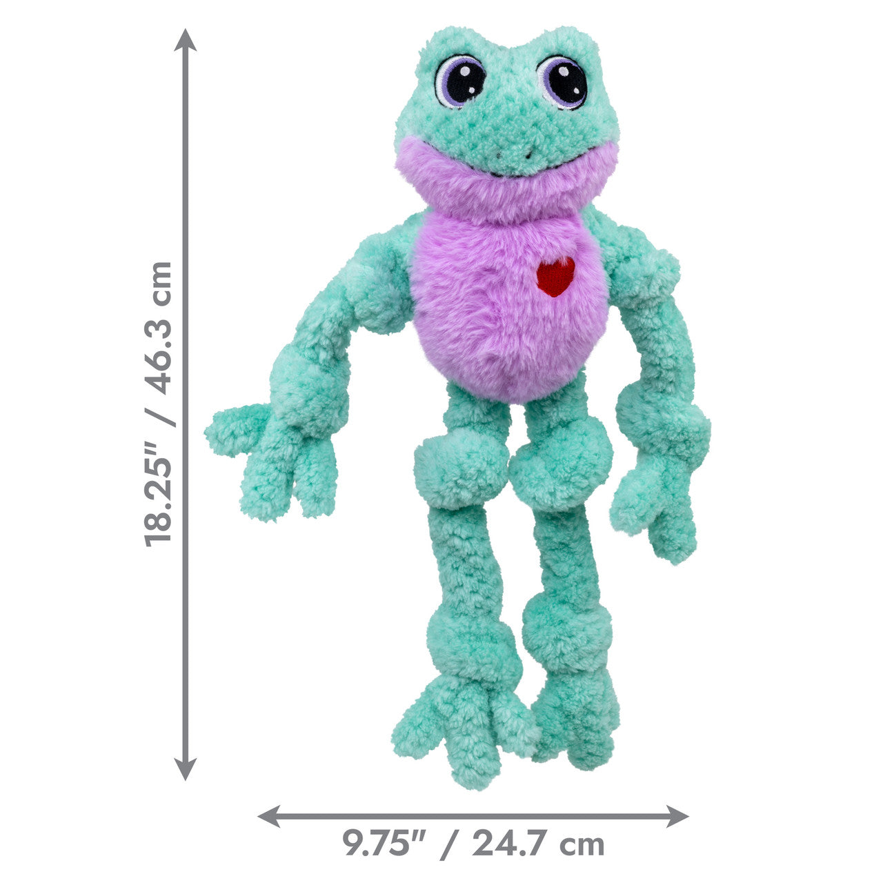Valentines Knots Frog ,Mint  and Purple