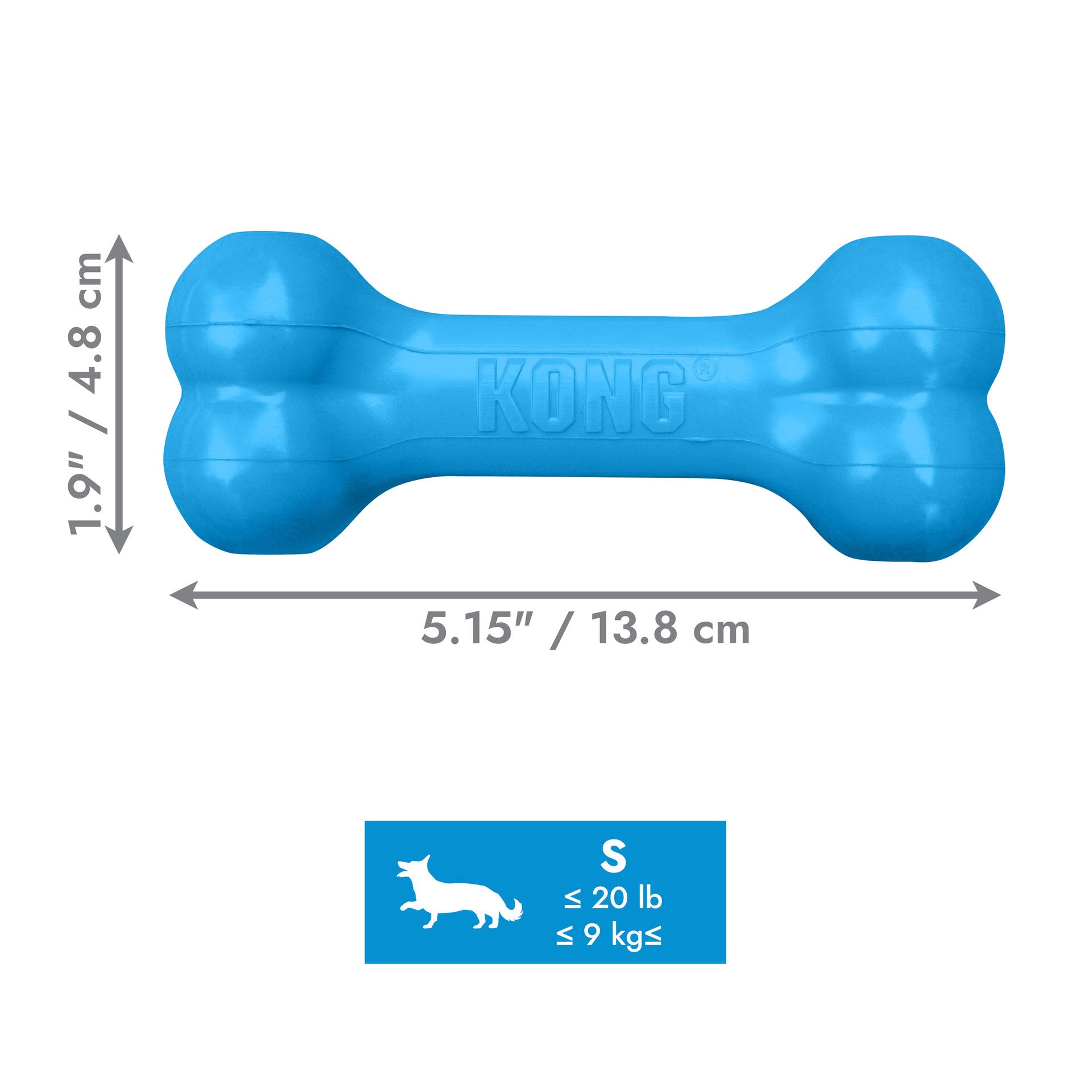 KONG Puppy Goodie Bone Blue