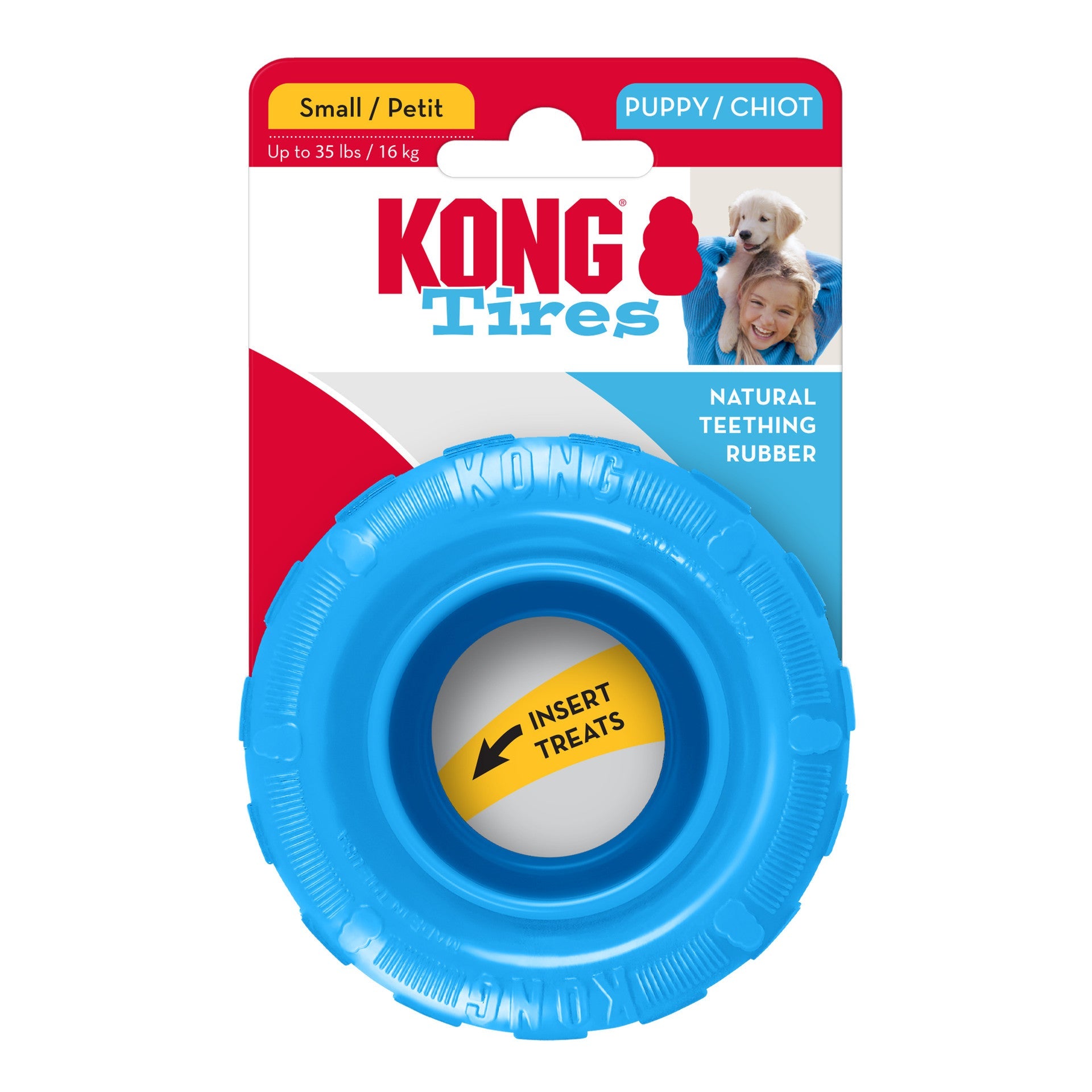 KONG Puppy Tires Blue
