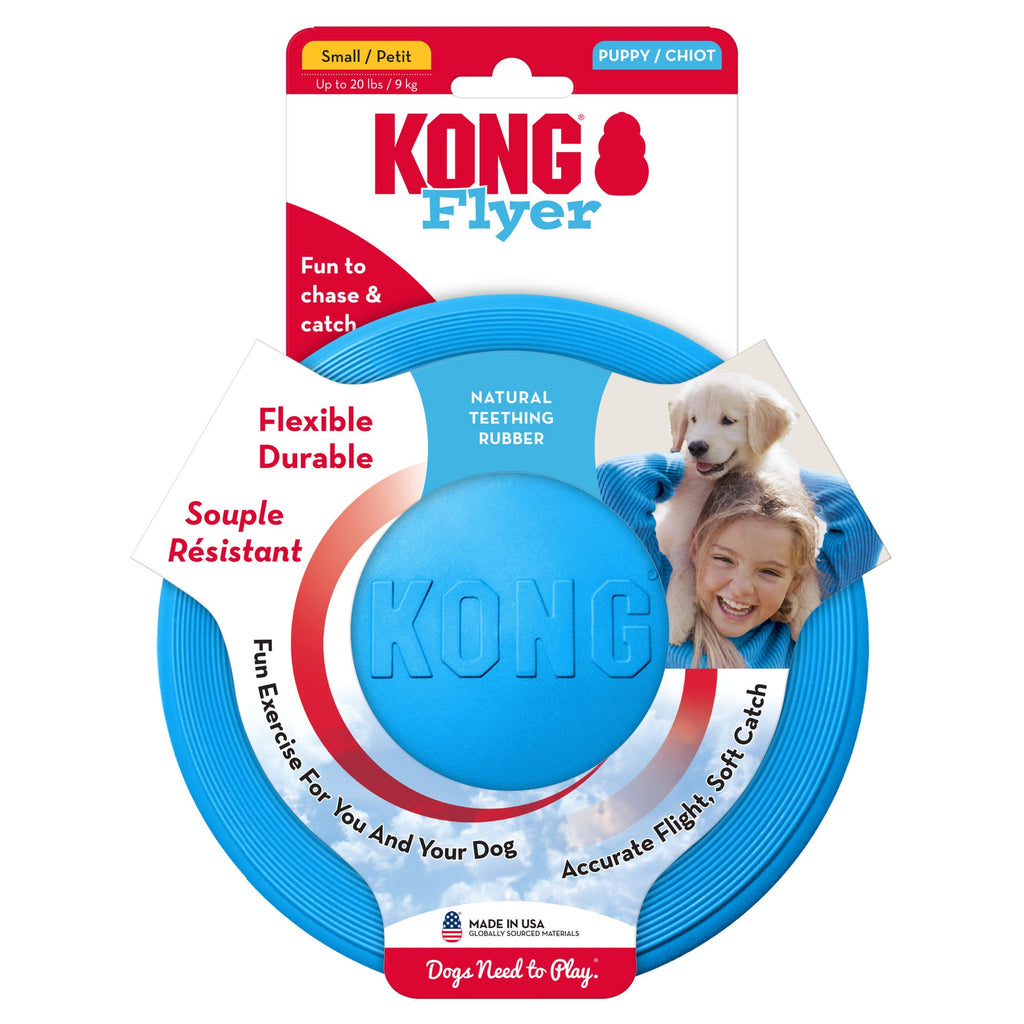 KONG Puppy Flyer, Blue